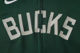 2025/26 Bucks Green Hoody Zipper Jacket Tracksuit