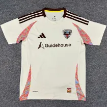 2025/26 D.C. United Away White Fans Soccer Jersey 华盛顿特区联