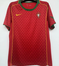 2004 Portugal Home Retro Soccer Jersey
