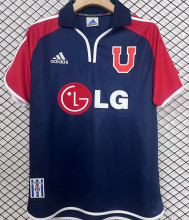2001/02 Universidad de Chile Home Blue Retro Soccer Jersey