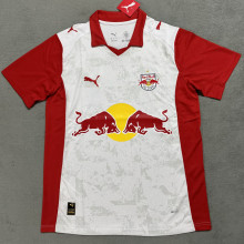 2025/26 RB SALZBURG Bull Red Home White Fans Jersey 萨尔茨堡红牛