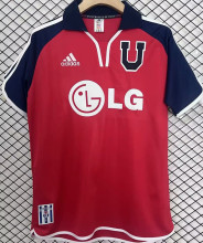 2001/02 Universidad de Chile Away Red Retro Soccer Jersey