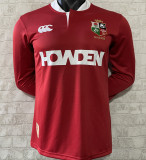 2025 The British & Irish Lions Home Red Long Sleeve Rugby Shirt 红狮子