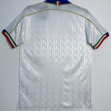 1995 Italy Away White Retro Soccer Jersey