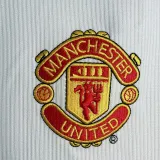 1998/99 M Utd White Retro Soccer Jersey