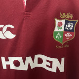2025 The British & Irish Lions Home Red Player Version Rugby Shirt 红狮子 硅胶版