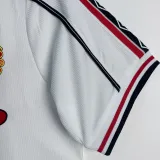 1998/99 M Utd White Retro Soccer Jersey