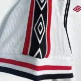 1998/99 M Utd White Retro Soccer Jersey