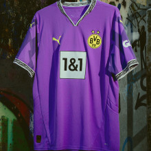 2025 BVB Special Edition Purple Goalkeeper Fans Soccer Jersey