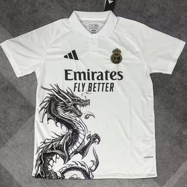 2025 RM Special Edition White Fans Soccer Jersey