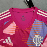 2025/26 Flamengo Pink GK Fans Soccer Jersey