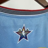 2025 ALL-STAR JAMES #23  Baby Blue NBA Jerseys