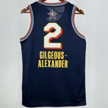 2025 ALL-STAR GILGEOUS-ALEXANDER #2 Dark Blue NBA Jerseys