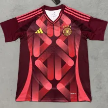 2025/26 Germany Away Red Fans Soccer Jersey ((4 Star 四星）