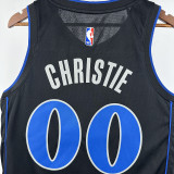 2025 Mavericks CHRISTIE #00 Black City Edition NBA Jersey