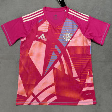 2025/26 Flamengo Pink GK Fans Soccer Jersey