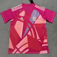 2025/26 Flamengo Pink GK Fans Soccer Jersey