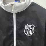 2025 Santos Black Retro Style Windbreaker