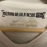 2012/13 Santos White Retro Kids Long Sleeve Soccer Jersey