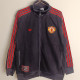 2025/26 M Utd Black Retro Windbreaker Jacket