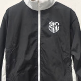 2025 Santos Black Retro Style Windbreaker