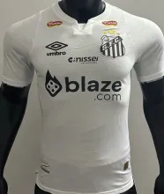 2024/25 Santos Home White Player Version Jersey （ALL PATCH)全广告