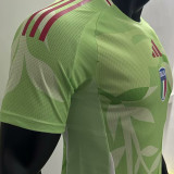 2025 Italy UEFA Women's Euro Green Away Player Version Soccer Jersey