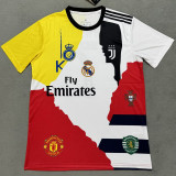 RONALDO #7 Club Combine Version Fans Soccer Jersey 黑色领