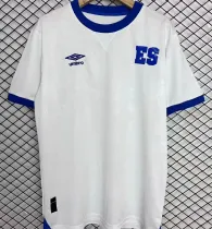 2025/26 EL Salvador Away White Fans Soccer Jersey 萨尔瓦多