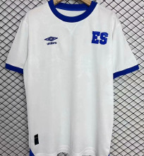 2025/26 EL Salvador Away White Fans Soccer Jersey 萨尔瓦多