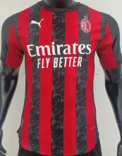 2025/26 AC Milan Home Player Version Soccer Jersey