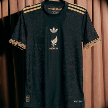 2025 Mexico 1:1 Quality Black Special Edition México de Oro Fans Soccer Jersey