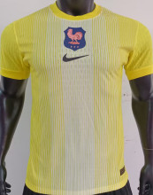2025 France Yellow GK Player Version Soccer Jersey