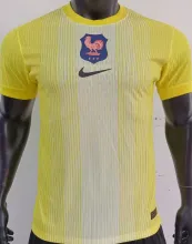 2025 France Yellow GK Player Version Soccer Jersey