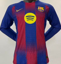 2025/26 BA Home Player Version Long Sleeve Soccer Jersey