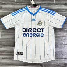 2009/2010 Marseille Home White Retro Soccer Jersey
