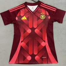 2025/26 Germany Away Red Women Soccer Jersey 女 (2 Star 两星）