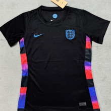 2025/26 England Away Black Women Soccer Jersey 女