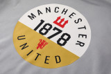 2025/26 M Utd Grey Hoody Zipper Jacket