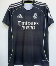 2025/26 RM 1:1 Quality Away Black Fans Soccer Jersey