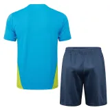 2025/26 Man City Blue Vest Training Jersey(A Set)