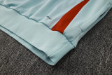 2025/26 Spain Light Green Hoody Thickened Fluff Zipper Jacket Tracksuit