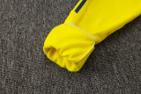 2025/26 AA Yellow Hoody Thickened Fluff Zipper Jacket Tracksuit