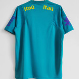 2021/22 Brazil Light Blue Soccer Jersey 圆领