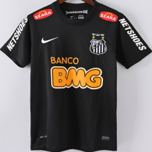 2012/13 Santos Black Retro Soccer Jersey