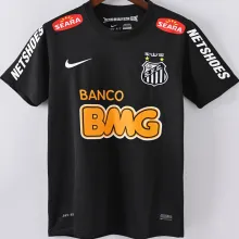 2012/13 Santos Black Retro Soccer Jersey