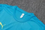 2025/26 Man City Blue Vest Training Jersey(A Set)