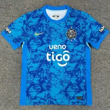 2025/26 Club Olimpia Third Blue Fans Soccer Jersey