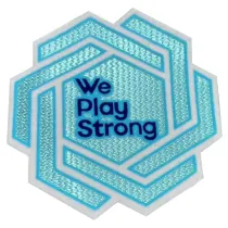 We Play Strong  UEFA Women's Euro PATCH 2025 欧洲杯女足章 (You can buy it alone OR tell us which jersey to print it on. )