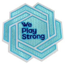 We Play Strong  UEFA Women's Euro PATCH 2025 欧洲杯女足章 (You can buy it alone OR tell us which jersey to print it on. )